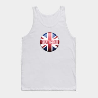 Great Britain United Kingdom Union Jack Flag Tank Top